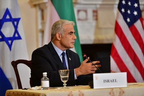 Lapid representó a Israel en una cumbre con Estados Unidos y Emiratos Árabes Unidos. (Shlomi Amsalem) Lapid Estados Unidos