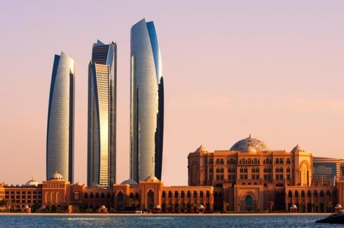 Los rascacielos de Abu Dhabi.