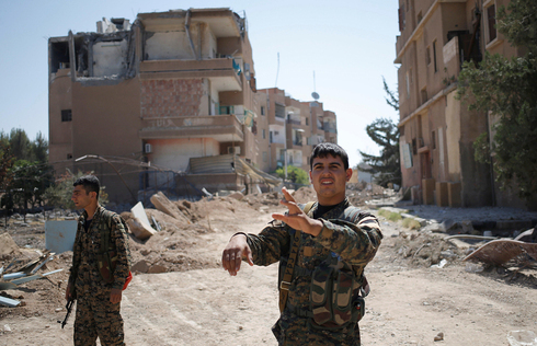 Fuerzas kurdas de YPG en Siria. 