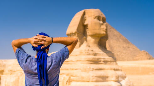 Turista en Egipto - Imagen ilustrativa. 