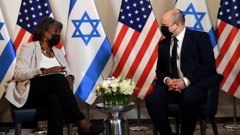 El primer ministro de Israel, Naftalí Bennett, se reunió en Nueva York con la embajadora Linda Thomas-Greenfield. 