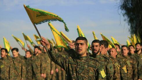 Combatientes de Hezbollah en el sur del Líbano. 