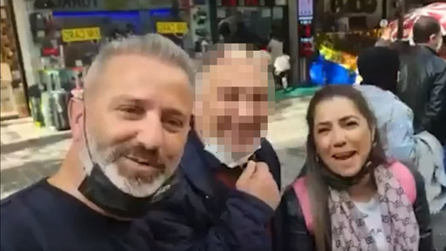 Mordy y Natali Oknin en Estambul antes de su arresto bajo sospecha de espionaje el jueves. 