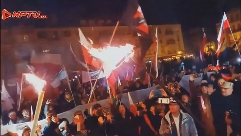 La manifestación antisemita de Kalisz. 