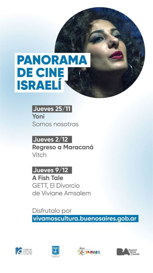 Flyer de promoción del Festival de Cine. 