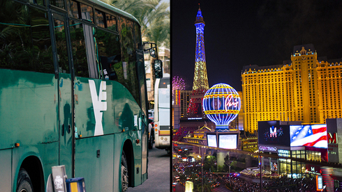 El conductor del ómnibus fue encontrado en Las Vegas, una semana después de haber sido contacto estrecho de un caso confirmado de la variante Ómicron de coronavirus. (Ynet) Eilat Las Vegas
