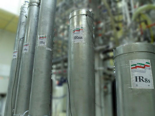 Una instalación de enriquecimiento de uranio en Irán. 