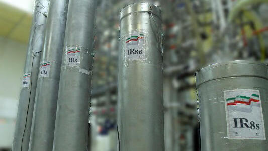 Una instalación de enriquecimiento de uranio en Irán. 