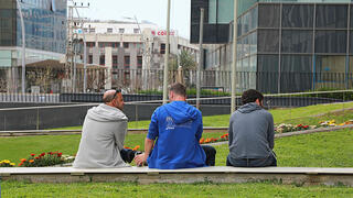 Trabajadores de la alta tecnología en Herzliya. 