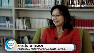 Analía Stutman, entrevistada en Doble Click, del Instituto Hebreo. 
