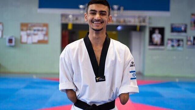 Assaf Yasur en el Campeonato Mundial de Taekwondo Adaptado en Estambul, Turquía.