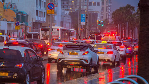 En Tel Aviv se registraron fuertes lluvias. 