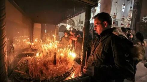 Visita a Belén de un cristiano de Gaza