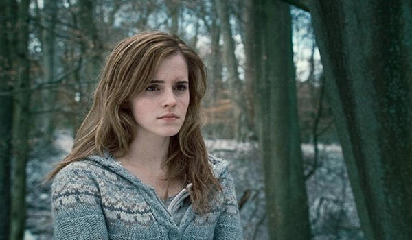 Emma Watson actuando en una de las películas de la saga 'Harry Potter'.