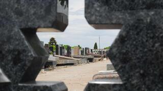 Cementerio judío de La Tablada en la provincia de Buenos Aires, Argentina.