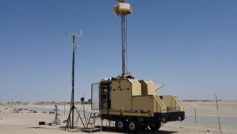 El sistema de defensa anti-drones de Skylock Systems actualmente en uso en los Emiratos Árabes Unidos. 