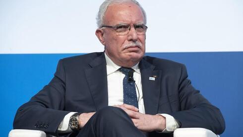 Ministro de Relaciones Exteriores de Palestina, Riad Malki. 