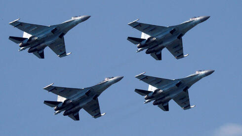 Aviones militares rusos.