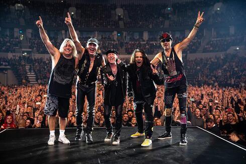 Scorpions en concierto. 