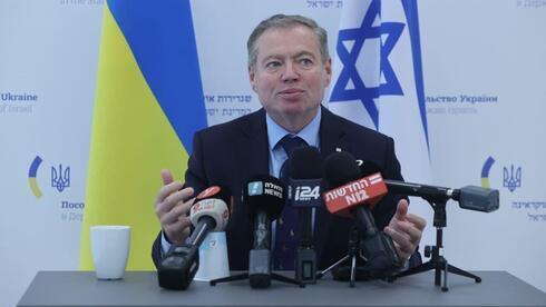 Embajador de Ucrania en Israel Yevgeny Kornichuk. 