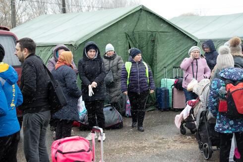 Refugiados ucranianos en Palanca, Moldavia. 