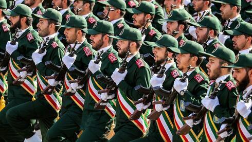 Miembros del Cuerpo de la Guardia Revolucionaria Islámica de Irán. 