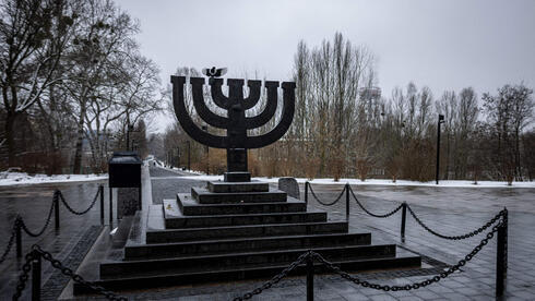 El memorial de Babyn Yar, en Kiev. (AFP) El memorial de Babyn Yar, en Kiev.