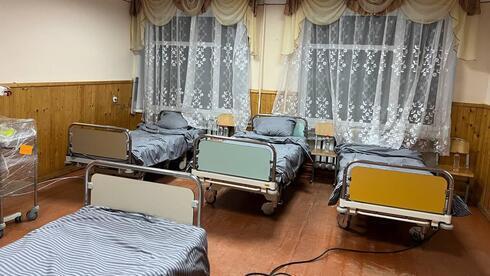 Hospital de campaña israelí en Ucrania.