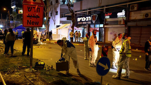 Escenario del ataque terrorista en Hadera.