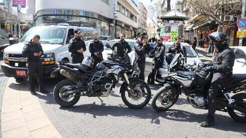 Mayor presencia policial en Tel Aviv.