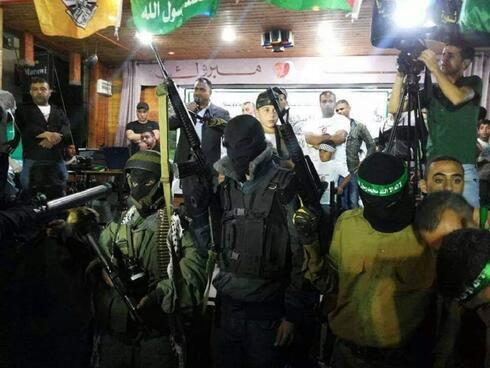 Terroristas de Hamás en Jenín.