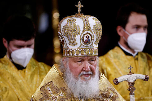 Patriarca Kirill, de la Iglesia Ortodoxa rusa. 