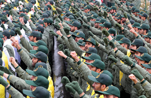 Desfile del Cuerpo Revolucionario de Gurad de Irán.