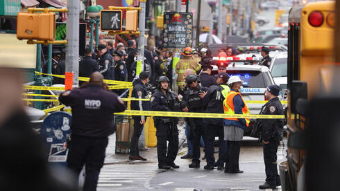 Escenario del ataque en el metro de Nueva York este martes.