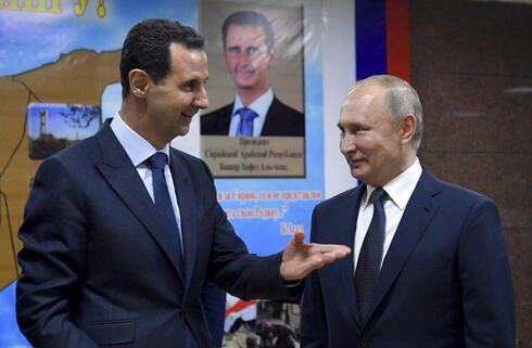 El presidente sirio Bashar Assad y el presidente Vladimir Putin durante su reunión en Damasco a principios de 2020. (AP) El presidente sirio Bashar Assad y el presidente Vladimir Putin durante su reunión en Damasco a principios de 2020.