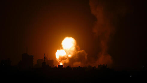 Las FDI atacan Gaza el lunes por la noche. 