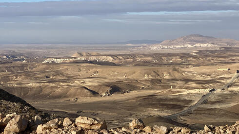 Vista de la península del Sinaí. 