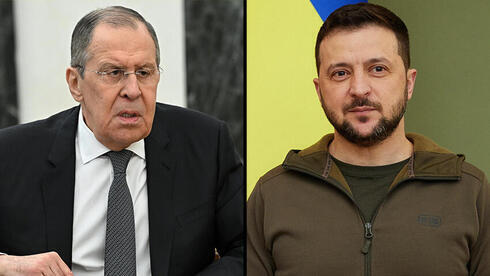 Sergey Lavrov, ministro de Exterior ruso. Volodimir Zelenski, presidente de Ucrania. (AP/EPA) Sergey Lavrov, ministro de Exterior ruso. Volodimir Zelenski, presidente de Ucrania.