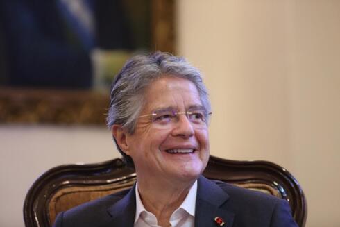 El presidente de Ecuador, Guillermo Lasso, este martes en el programa "Encontrémonos" en el que anunció oficialmente su viaje a Israel. (Secretaría de la Presidencia de Ecuador) El presidente de Ecuador, Guillermo Lasso, este martes en el programa "Encontrémonos" en el que anunció oficialmente su viaje a Israel.