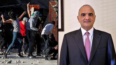 El primer ministro jordano, Bisher al-Jasawneh, elogió los actos de violencia en el Monte del Templo. (AFP) El primer ministro jordano, Bisher al-Jasawneh, elogió los actos de violencia en el Monte del Templo.