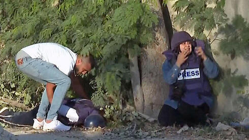 La escena del tiroteo de la periodista de Al Jazeera Shireen Abu Akleh. 