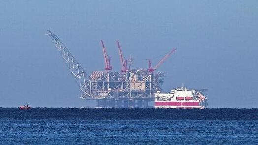 Leviatán, plataforma de gas frente a las costas de Israel. 