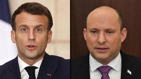 Macron y Bennett conversaron el martes. 