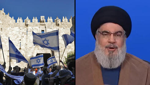 Para Hassan Nasrallah, la marcha de la bandera es una provocación israelí. 