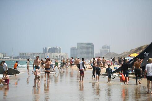 Tel Aviv durante una ola de calor en 2020.