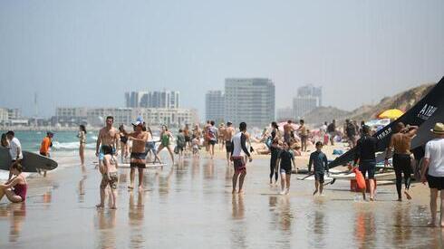Tel Aviv durante una ola de calor en 2020.