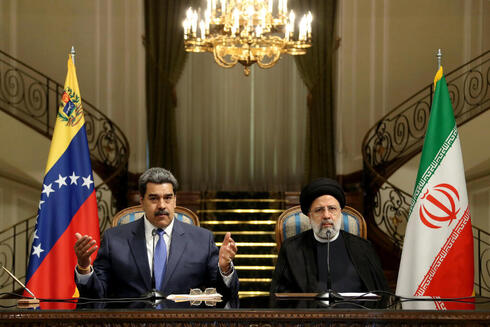 Presidente de Venezuela, Nicolás Maduro, junto al presidente de Irán, Ebrahim Raisi, este fin de semana en Irán. 