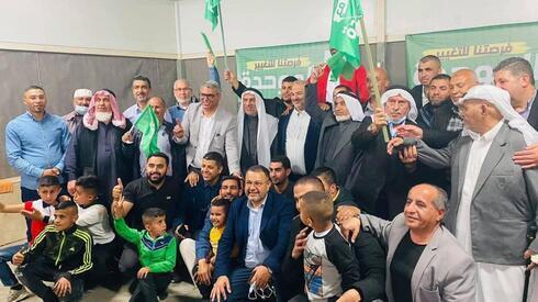 Campaña de los diputados Ra'am en la ciudad beduina de Rahat. 