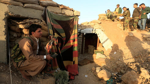 Combatientes kurdos en Irak que luchan contra el Estado Islámico. 