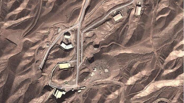 Instalaciones nucleares iraníes. 